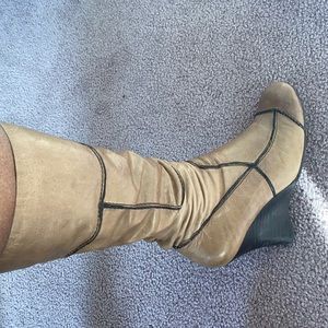 Aldo Leather Caged Bootie